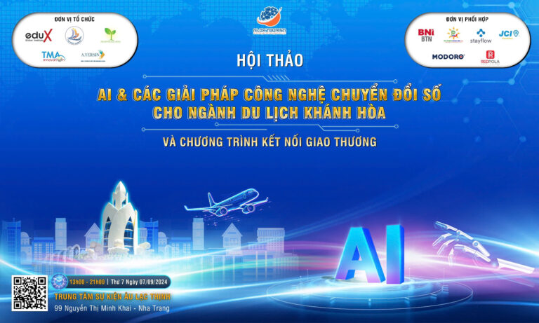 Hội thảo AI và giải pháp công nghệ chuyển đổi số cho ngành du lịch Khánh Hòa và chương trình kết nối giao thương